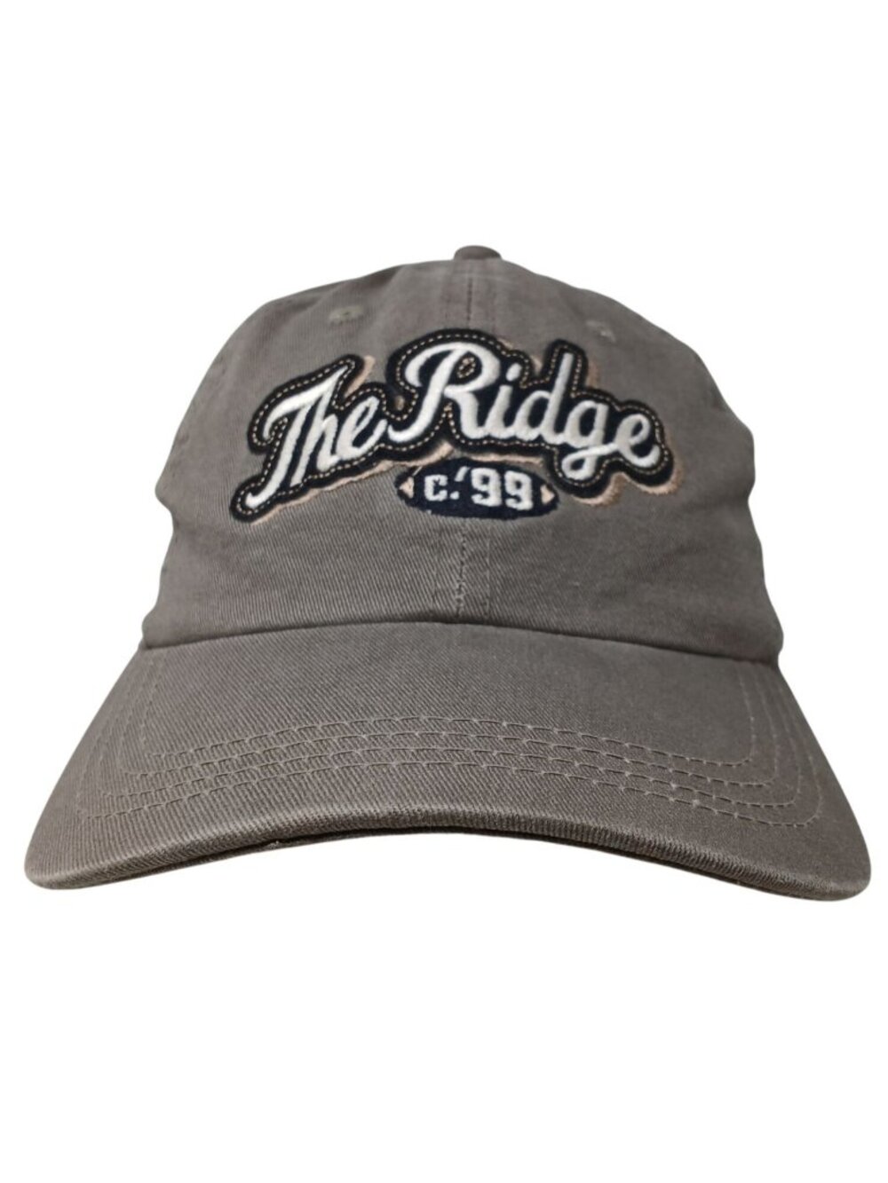 The Ridge C99 Embroidered Khaki Baseball Cap Ahead Vintage Classic Adj #D-7